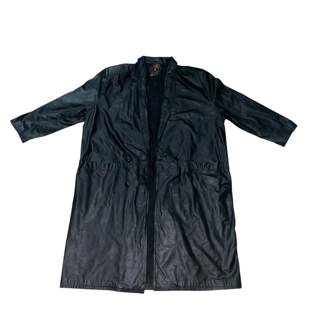 G3 (GIII) Men’s Leather Trench Coat/Jacket 3XL